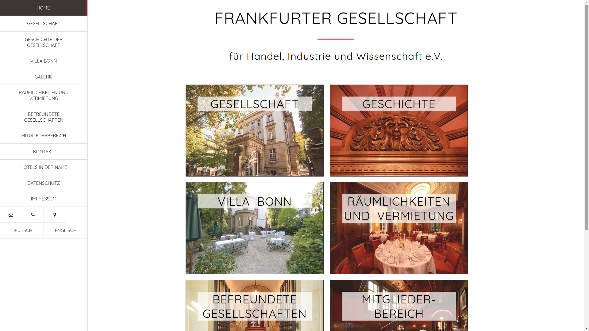 Frankfurter Gesellschaft Homepage
